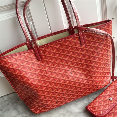 red goyard handbags